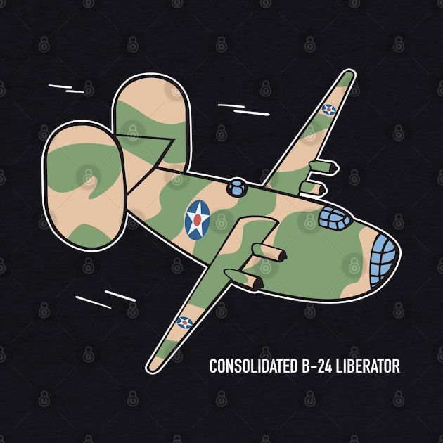 Consolidated B-24 Liberator WW2 Plane by Battlefields